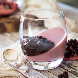 As January begins, people far and wide vow to clean up their diets and be healthier...For many, this means depriving themselves of good food! Except... you can indulge and eat healthfully! This Healthy Probiotic Pomegranate Mousse is a nourishing, clean-eating way to enjoy pomegranates in season while also reaping the benefits of probiotics and gelatin!