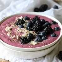 Smoothie bowls... the delicious concoctions that have quickly become everybody's favorite breakfast-snack-dessert-treat. This Antioxidant-Rich Beet and Berry Smoothie Bowl is made with probiotic-rich yogurt, healthy avocados, and bright pink beets and berries. It's easy and full of protein whenever hunger strikes!
