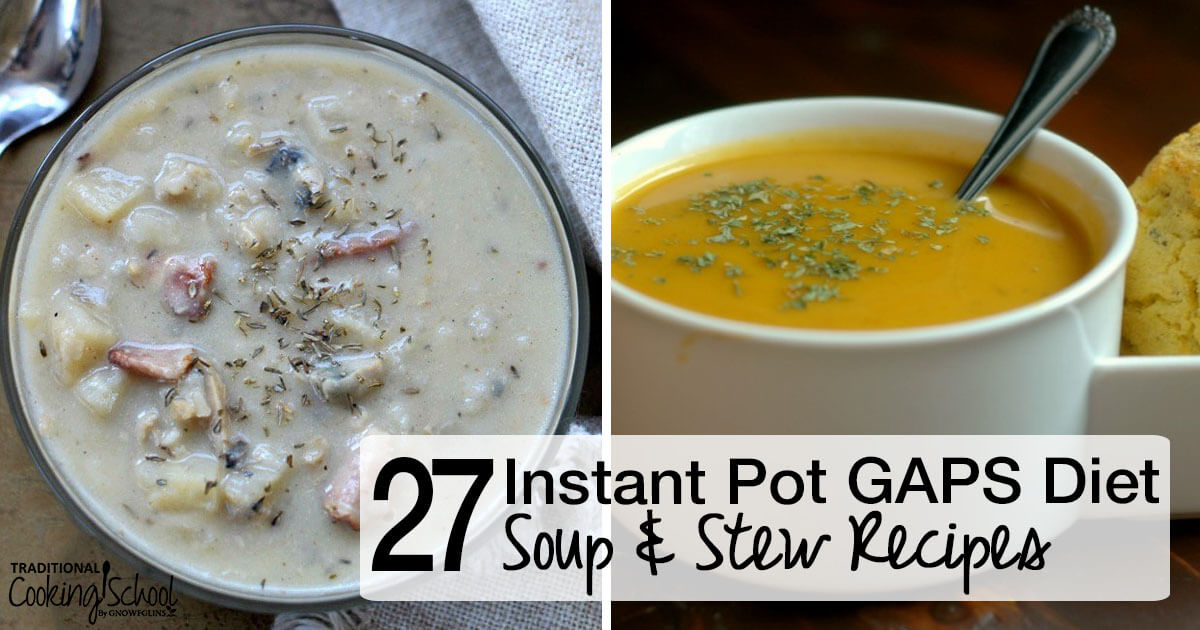 27 Instant Pot GAPS Diet Soup & Stew Recipes