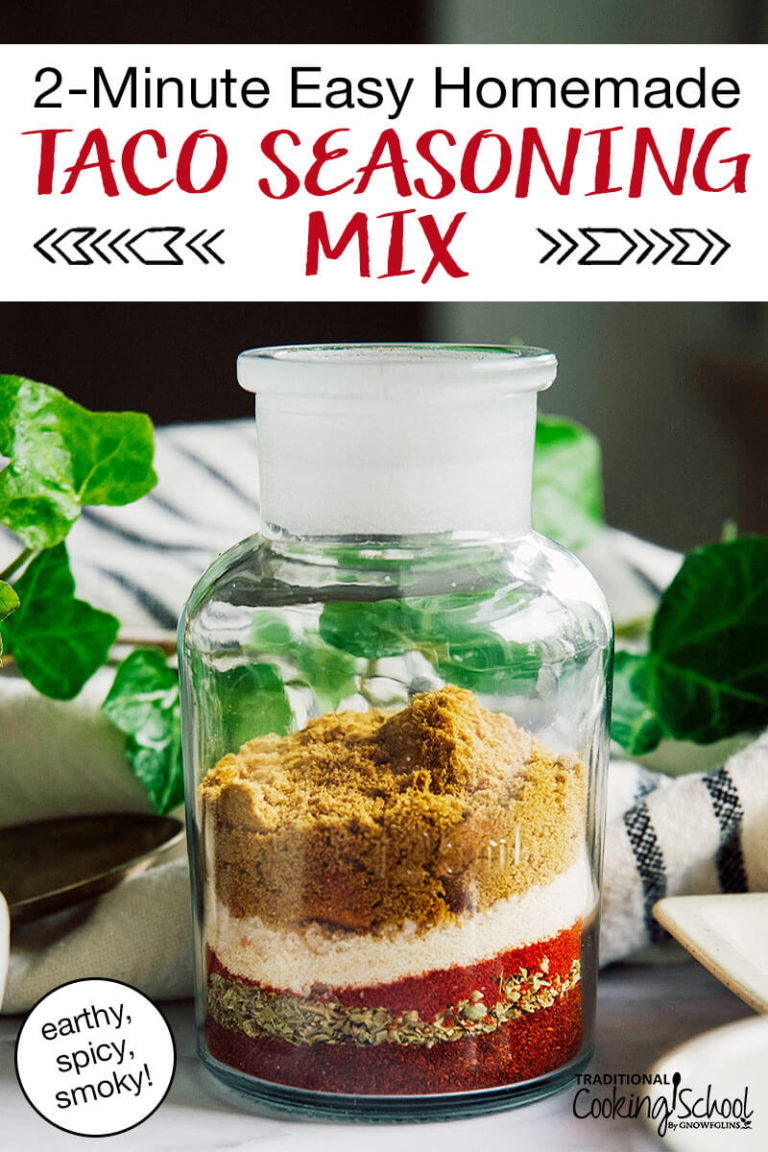 2 Minute Easy Homemade Taco Seasoning Mix Recipe