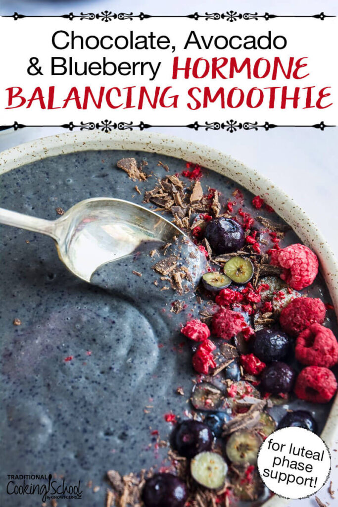 Chocolate Hormone Balancing Smoothie For Luteal Phase 5844