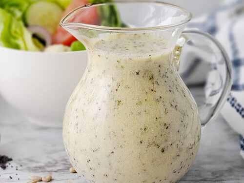sunflower sour cream dressing Sunflower sour cream |VeganSandra