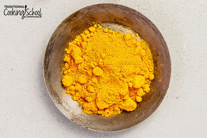 powdered turmeric in a bowl