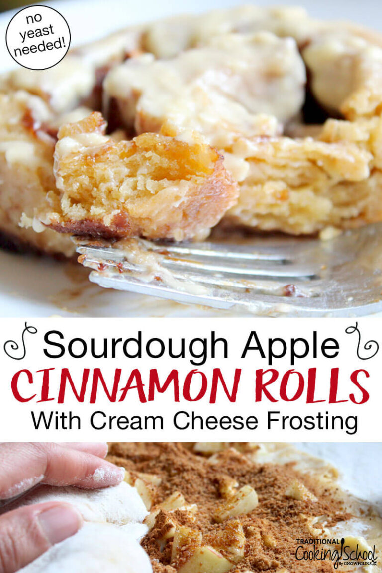 Sourdough Apple Cinnamon Rolls With Cream Cheese Frosting