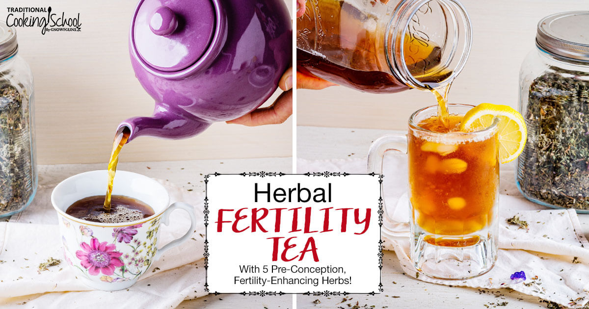 Herbal Fertility Tea With 5 Pre Conception Fertility Enhancing Herbs