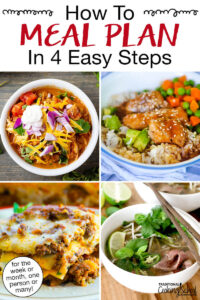 How to Meal Plan in 4 Easy Steps