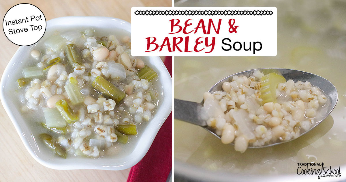 Bean and barley soup best sale instant pot