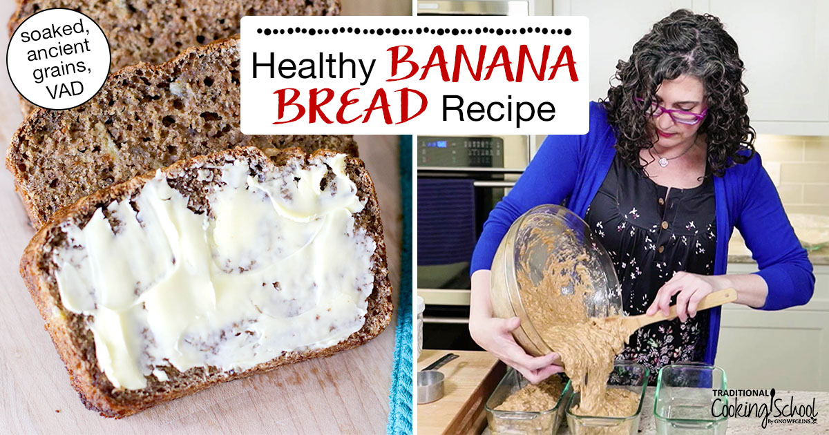 Healthy Banana Bread Recipe