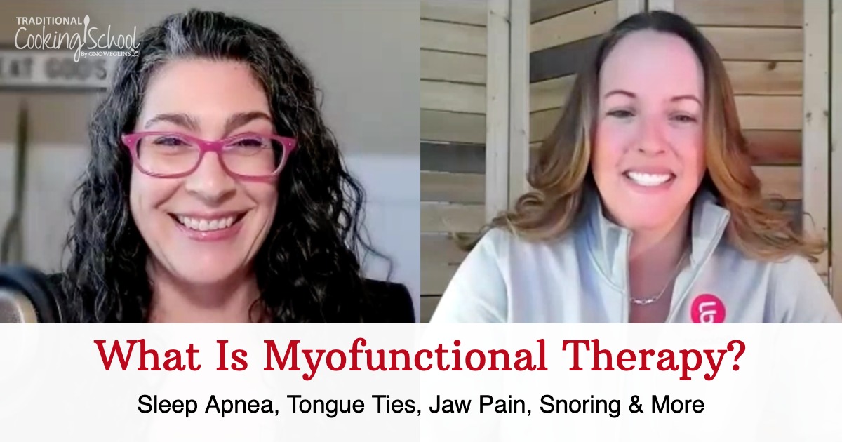 Melissa Johnston of Faceology explaining what myofunctional therapy is and how it helps sleep apnea, tongue ties, jaw pain, and snoring.